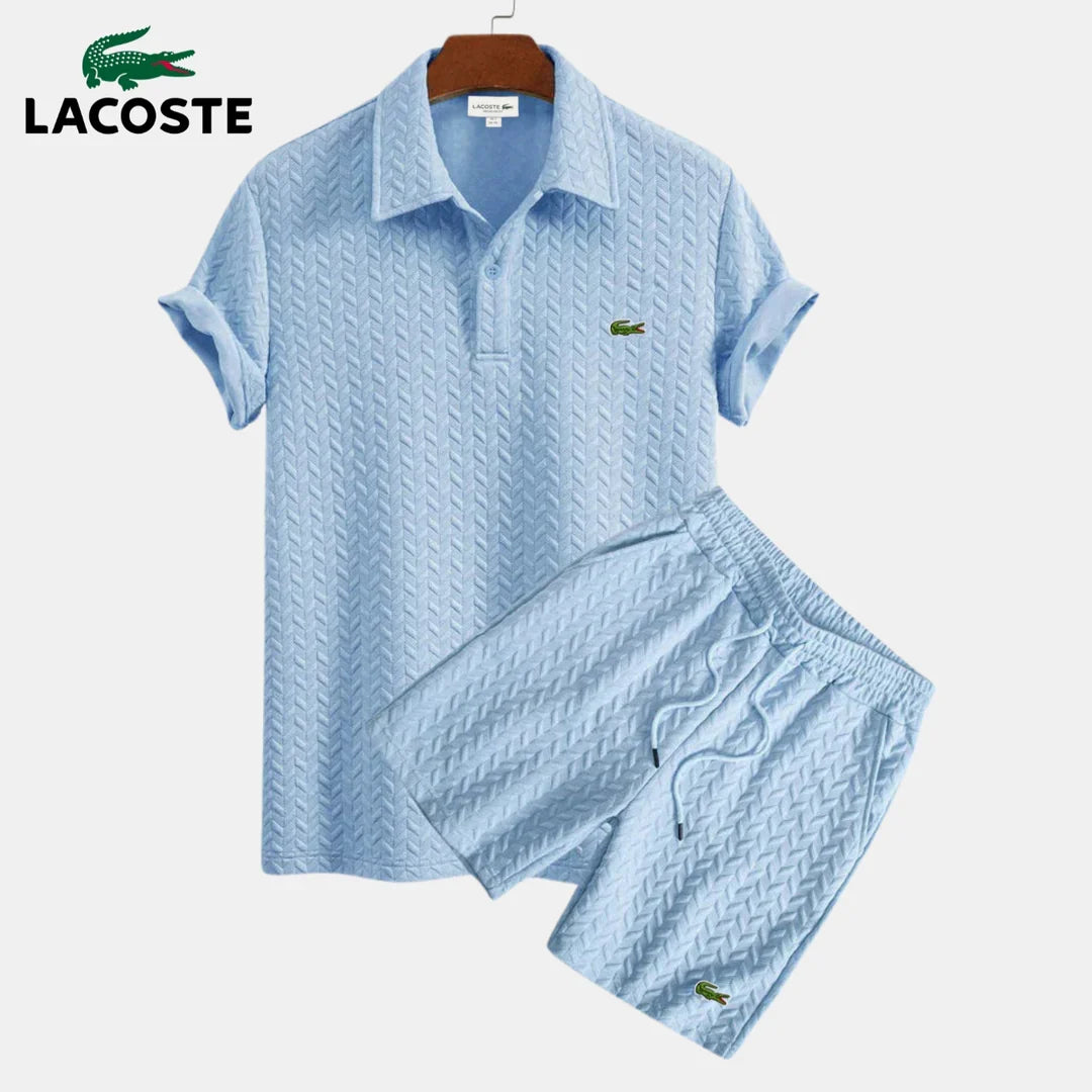 ROSEVEA PulseFit Completo da Uomo Polo Strutturata e Pantaloncini