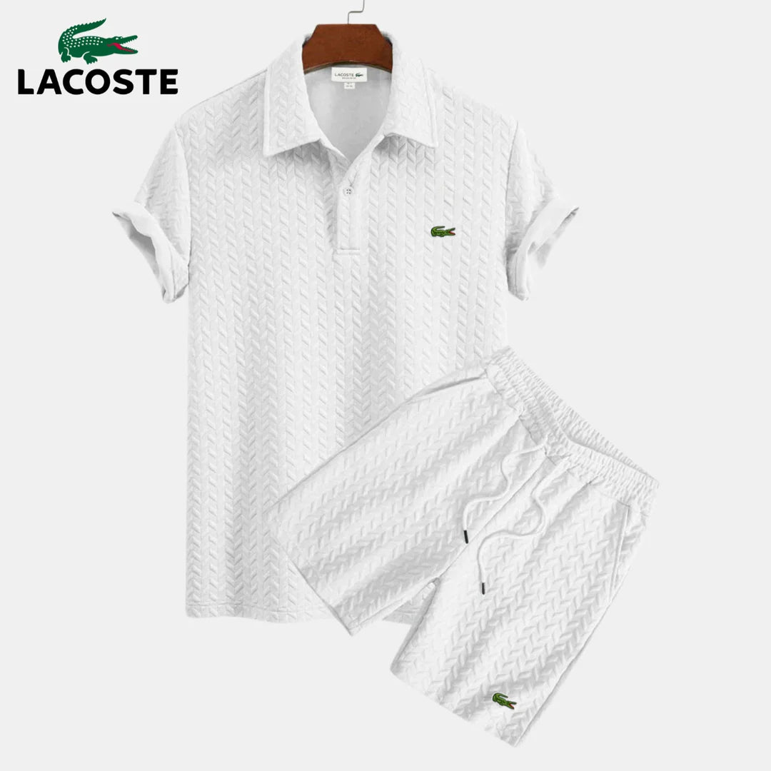 ROSEVEA PulseFit Completo da Uomo Polo Strutturata e Pantaloncini