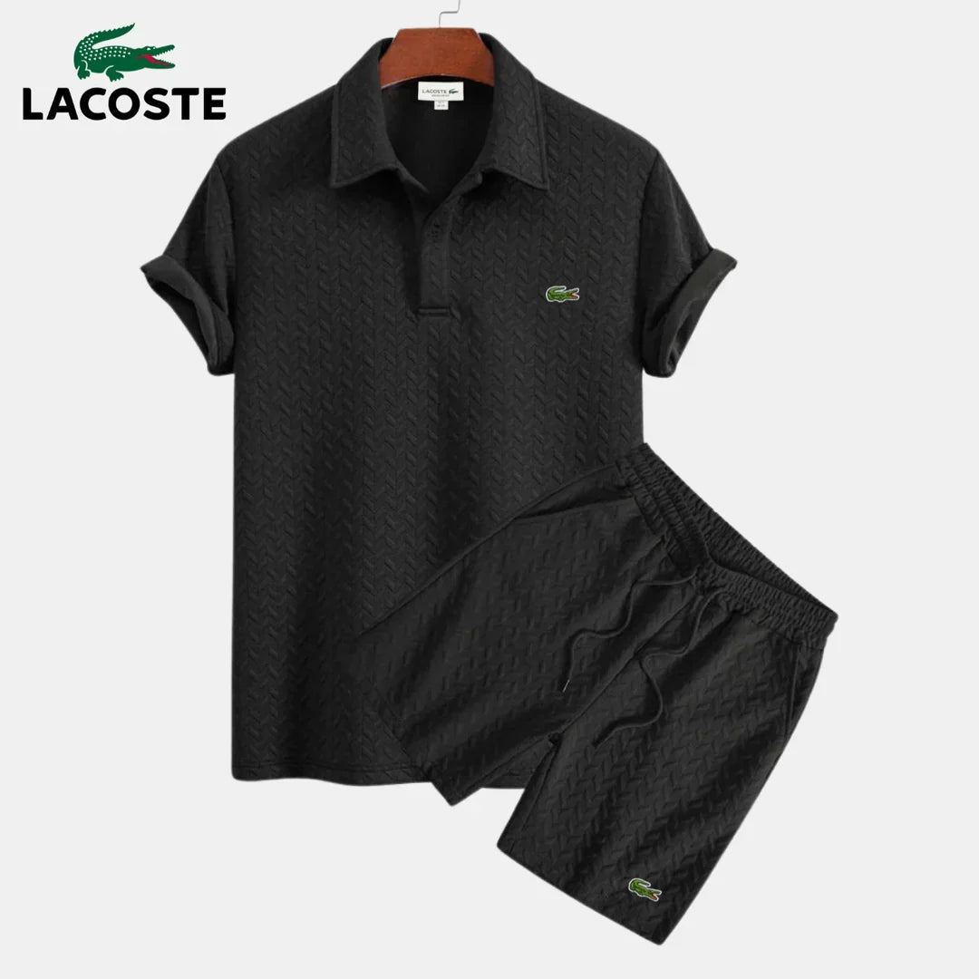 ROSEVEA PulseFit Completo da Uomo Polo Strutturata e Pantaloncini