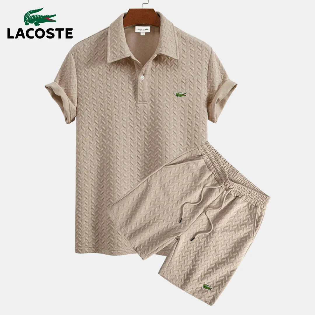 ROSEVEA PulseFit Completo da Uomo Polo Strutturata e Pantaloncini