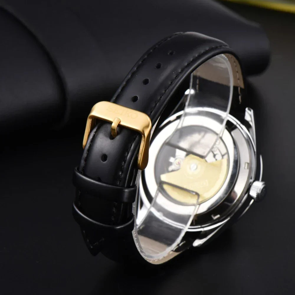 Orologio Uomo Automatico Elegante con Cassa in Acciaio