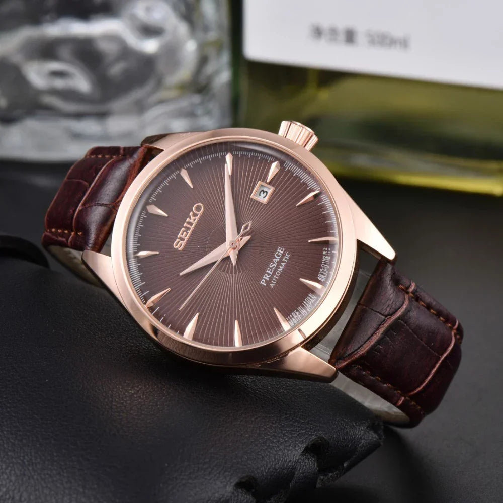 Orologio Uomo Automatico Elegante con Cassa in Acciaio