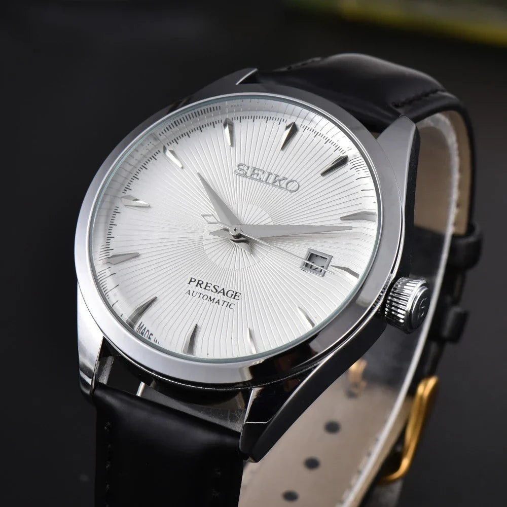 Orologio Uomo Automatico Elegante con Cassa in Acciaio
